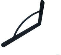 Выпуклый кронштейн для полок MFK-TORG 295х195мм черный SB-28 К-28-295х195