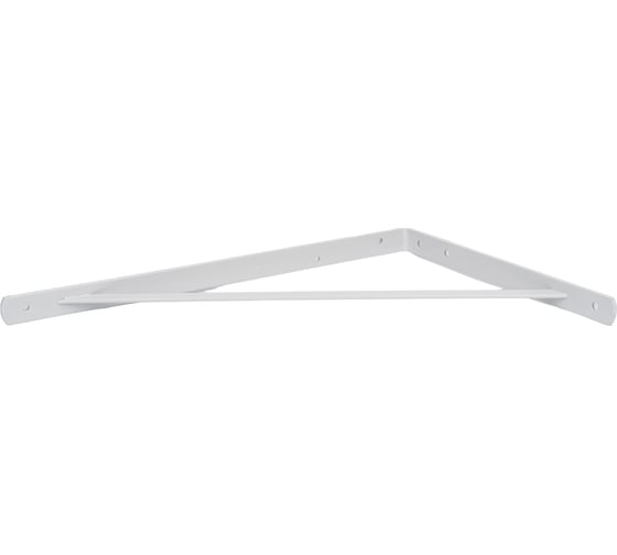Усиленный кронштейн MFK-TORG модель 9 500х340 4мм белый SB-06 К-26