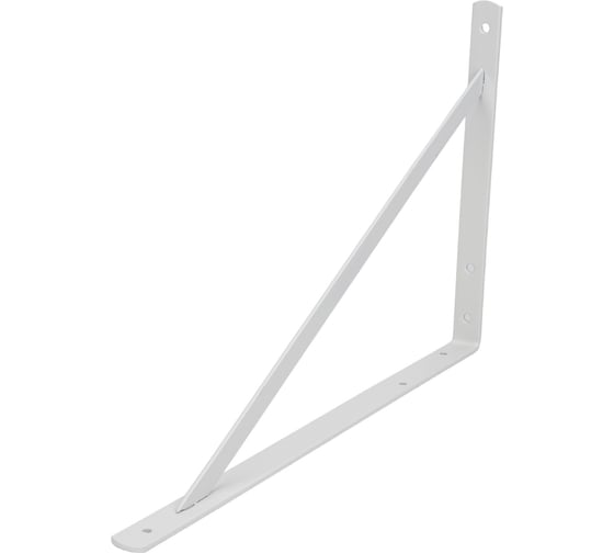 Усиленный кронштейн MFK-TORG модель 9 500х340 4мм белый SB-06 К-26