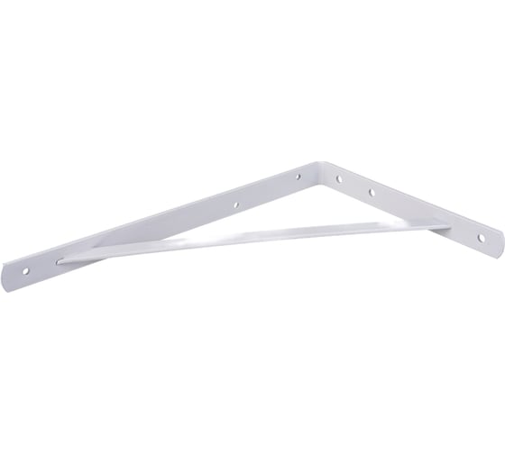 Усиленный кронштейн MFK-TORG модель 9 400х270 4мм белый SB-06 К-24