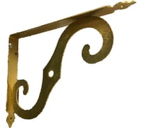 Фигурный кронштейн для полок MFK-TORG 150х125мм золото SB-44-1 К-31-Золото
