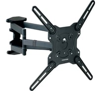 Стальной настенный кронштейн KROMAX для TV 22-65 max 45 кг 4 ст.св. нак. +5-15 OPTIMA-407 grey