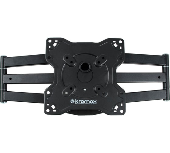 Стальной настенный кронштейн KROMAX для TV 22-65 max 45 кг 4 ст.св. нак. +5-15 OPTIMA-407 grey