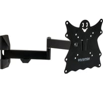 Стальной настенный кронштейн KROMAX для TV 15-42 max 30 кг 5 ст.св. нак.+5-15 CASPER-204 black