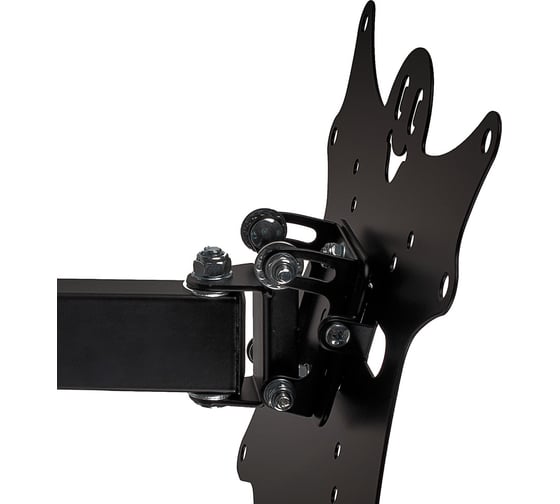Стальной настенный кронштейн KROMAX для TV 15-42 max 30 кг 5 ст.св. нак.+5-15 CASPER-204 black