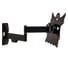 Стальной настенный кронштейн KROMAX для TV 15-42 max 30 кг 5 ст.св. нак.+5-15 CASPER-204 black 2