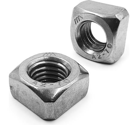 Гайка нержавеющая KREPFIELD М8 DIN 557 А2 квадратная 30 шт 557А2ГАЙКАМ8-30