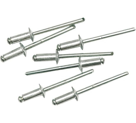 Заклепки вытяжные алюминиевые (50 шт/уп; 4.0х16 мм) Политех 2951050