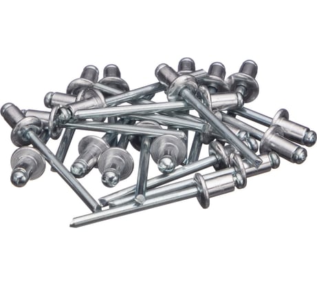 Заклепки вытяжные алюминиевые (50 шт/уп; 4.0х6 мм) Политех 2951025