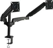 Кронштейн для мониторов KROMAX кр. алюм. настол. для 2-х мон. 15-32, max 2x6 кг, OFFICE-12 black
