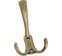 Крючок мебельный трехрожковый Kerron оксидированная бронза KR-0210-OAB