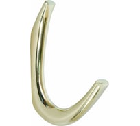 Крючок мебельный однорожковый Kerron золото KR-0080-OT