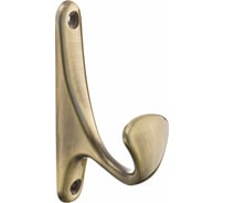 Мебельный крючок KERRON Д90 Ш30 В47, античная бронза KR 0090 AB