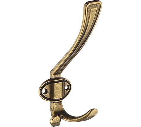 Мебельный крючок трехрожковый KERRON оксидированная бронза KR-0310-OAB