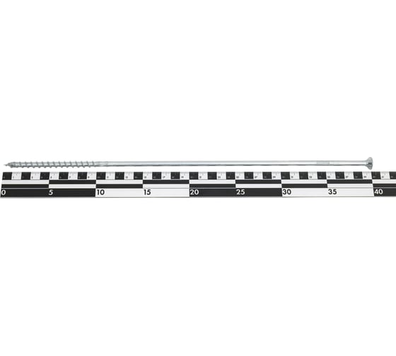 Шуруп Партнер 8x400 HECO TOPIX потай, неполная резьба, ZN, TX40, 50 шт. ФАС 20502