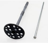 Дюбель для теплоизоляции Партнер 10x90, тарельчатый, с металлическим гвоздём, 20 шт. 934030