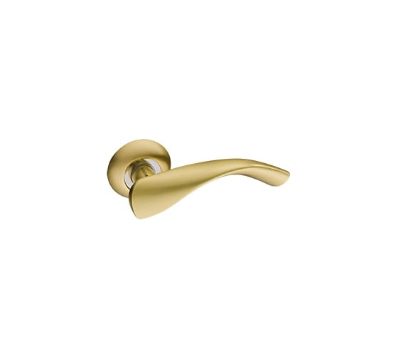 Дверная ручка KERRON Д195 Ш140 В70, матовое золото DR7090 SG 1