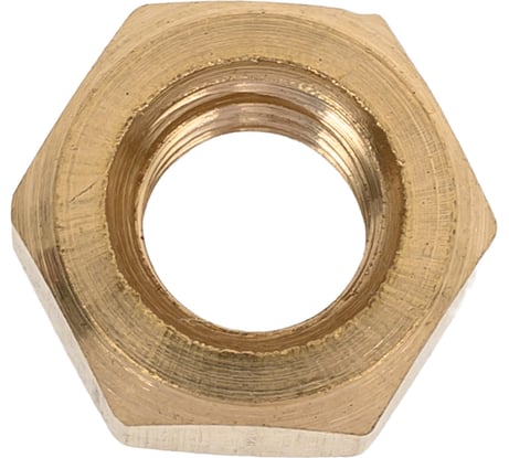 Гайка шестигранная Insparion DIN 934, латунь, М8, 4 шт С1-00001825