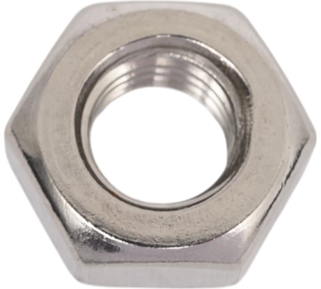Гайка шестигранная Море-Метизов DIN 934 А2-70 M10, 10 шт GAYKA934A270M1010M