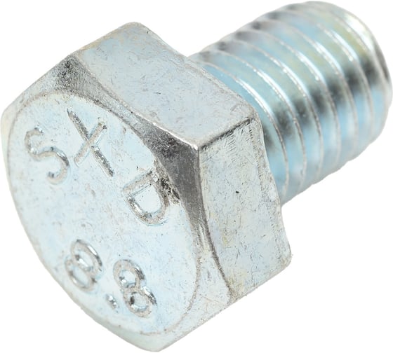 Болт ЦКИ DIN933 М12х16 8.8, цинк, SW 19 10 шт. 42626