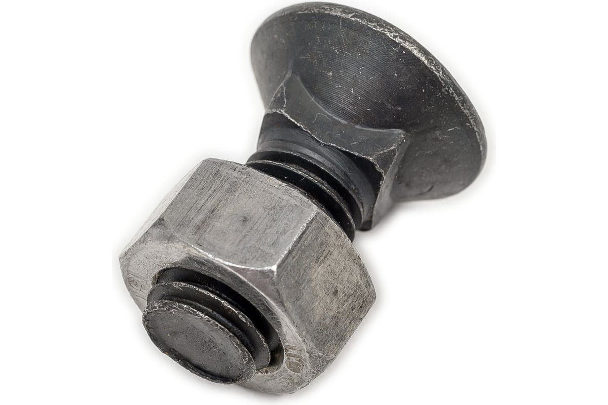 Болт ЦКИ DIN608 М12х30 с гайкой, 8.8, без покрытия, 2 шт. 2085907 ...