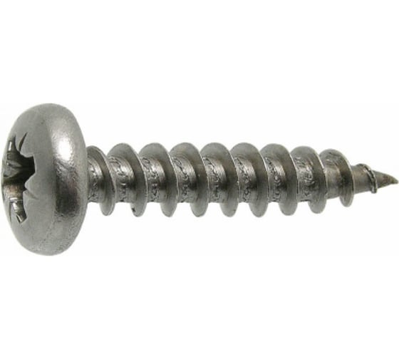 Саморез ЦКИ универсальный, скругленный, 3.5х25, цинк, Pz 2 50 шт. 18944 1