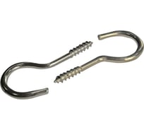 Шуруп-полукольцо ЦКИ 4.7х30/100, цинк, 10 шт. 27825