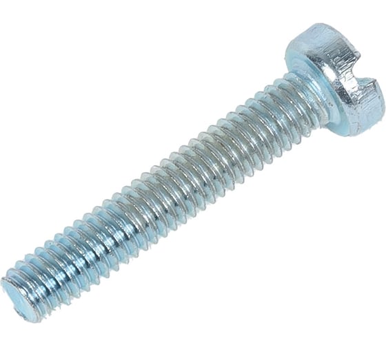 Винт ЦКИ DIN 84, М4х22 цинк, SL 6.5х1.2, аналог ГОСТ 1491-80, 100 шт. 3061407 1