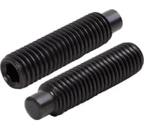 Винт установочный ЦКИ DIN 915, М6х25 45H, оксид, HEX3, 10 шт. 12530