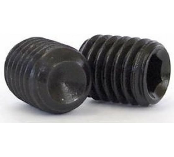 Винт установочный ЦКИ DIN 916, М2.5х10 45H, оксид, HEX1.3, 25 шт. 39992