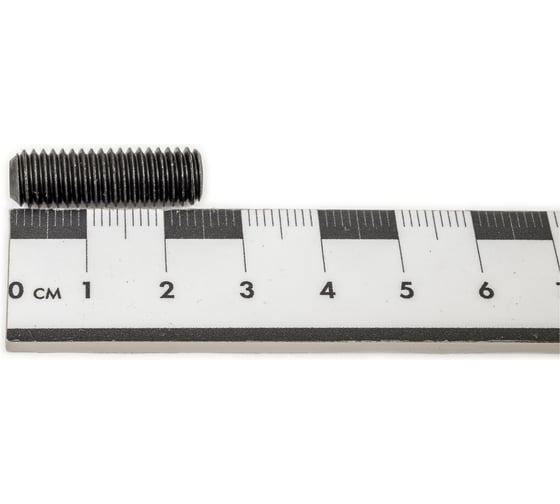Винт установочный ЦКИ DIN 916, М8х25 45H, оксид, HEX4, 5 шт. 23098