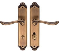 Дверная ручка на длинной накладке GENESIS ACANTO ANT. COFFEE OL 940000000417