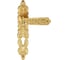 Дверная ручка на длинной накладке GENESIS ARABESCO S. GOLD CL 940000000394 1