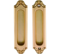 Дверная ручка на длинной накладке GENESIS ACANTO S. GOLD SD 940000001471