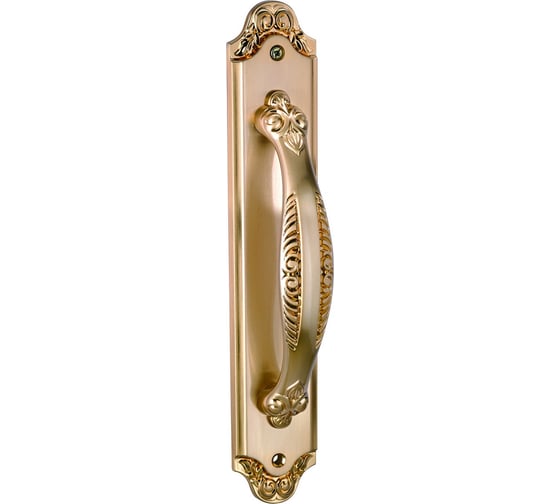 Дверная ручка на длинной накладке GENESIS ACANTO S. GOLD PL 940000001474