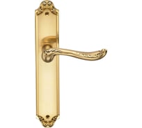 Дверная ручка на длинной накладке GENESIS ACANTO S. GOLD PS 940000000422
