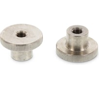 Гайка рифленая высокая METIZ-A2 DIN 466 М3 А1, нержавеющая, 2 шт. 46613 2