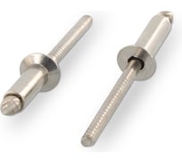 Вытяжная заклепка METIZ-A2 4.0x10 мм нержавеющая А2/А2, с потайным бортиком 50 шт. 1598424010 50