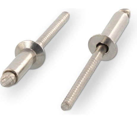 Вытяжная заклепка METIZ-A2 4.0x10 мм нержавеющая А2/А2, с потайным бортиком 20 шт. 1598424010 20