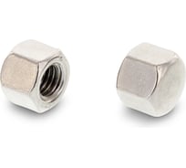 Гайка глухая низкая METIZ-A2 DIN 917 М8 А2, колпачковая шестигранная, нержавеющая, 10 шт. 91728 10