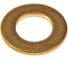Шайба ЦКИ DIN125A М2.5, латунь, аналог ГОСТ 11371-78, 50 шт. 6838077 1