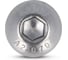 Винт Metiz-A2 ISO 7380-1 M4x10, А2 полукруглая головка внутренний шестигранник, 10 шт. 738012410 10 3