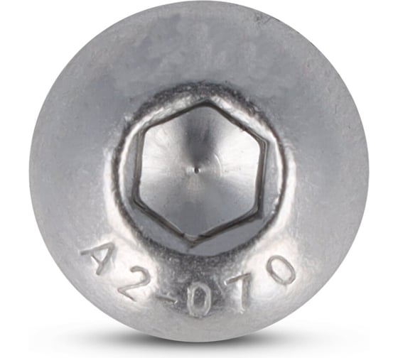 Винт Metiz-A2 ISO 7380-1 M8x40, А2 полукруглая головка внутренний шестигранник, 10 шт. 738012840 10