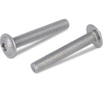 Винт Metiz-A2 ISO 7380-2 M5x70, А2 полукруглая головка внутренний шестигранник, пресс-шайба, 50 шт. 738022570 50