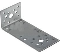 Пластина угловая перфорированная ЦКИ 50х130х65х2.0, цинк, 10 шт. 9278