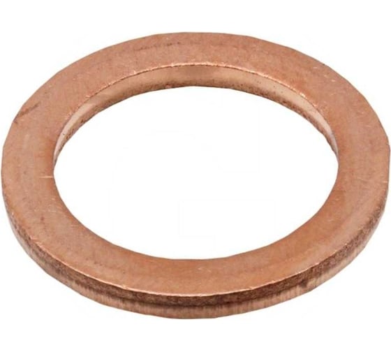 Уплотнительное кольцо ЦКИ DIN7603A 10х14х1.5, медь, 5 шт. 4306207 1