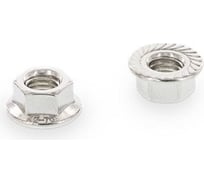 Гайка с фланцем ЦКИ DIN6923 М16 рифленая, 8 Ц 25 шт. 27290