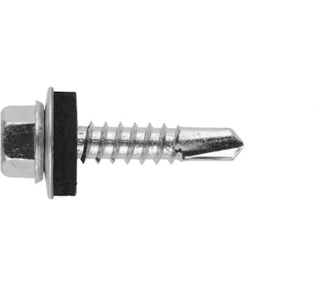 Саморез ЦКИ КРОВЕЛЬНЫЙ KRS 6.3х51 по металлу, сверлоконечный, Ц 50 шт. 30980