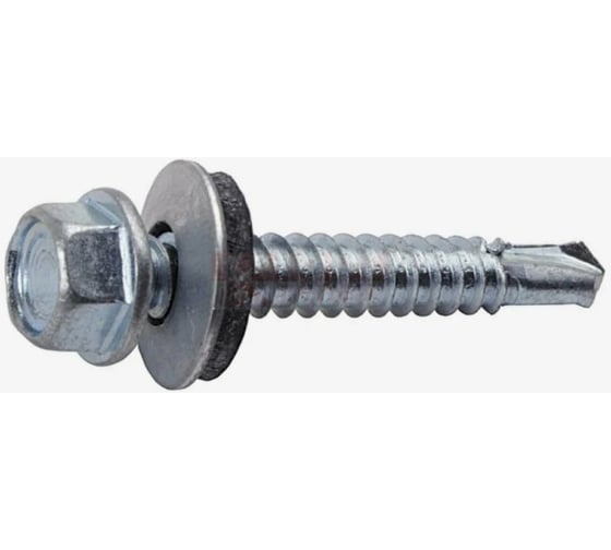 Саморез с шайбой EPDM BEFAST 4,8x28, уменьшенное сверло, 400 шт. SS48028400S 1