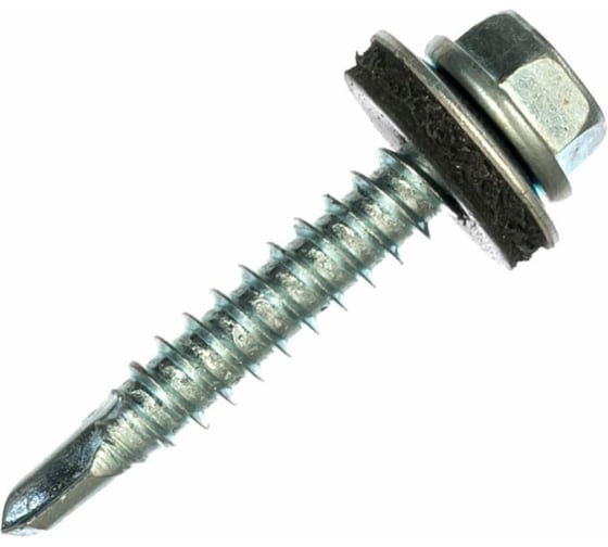 Саморез с шайбой EPDM BEFAST 5,5x32, наконечник сверло, 500 шт. SSF55032500S 1